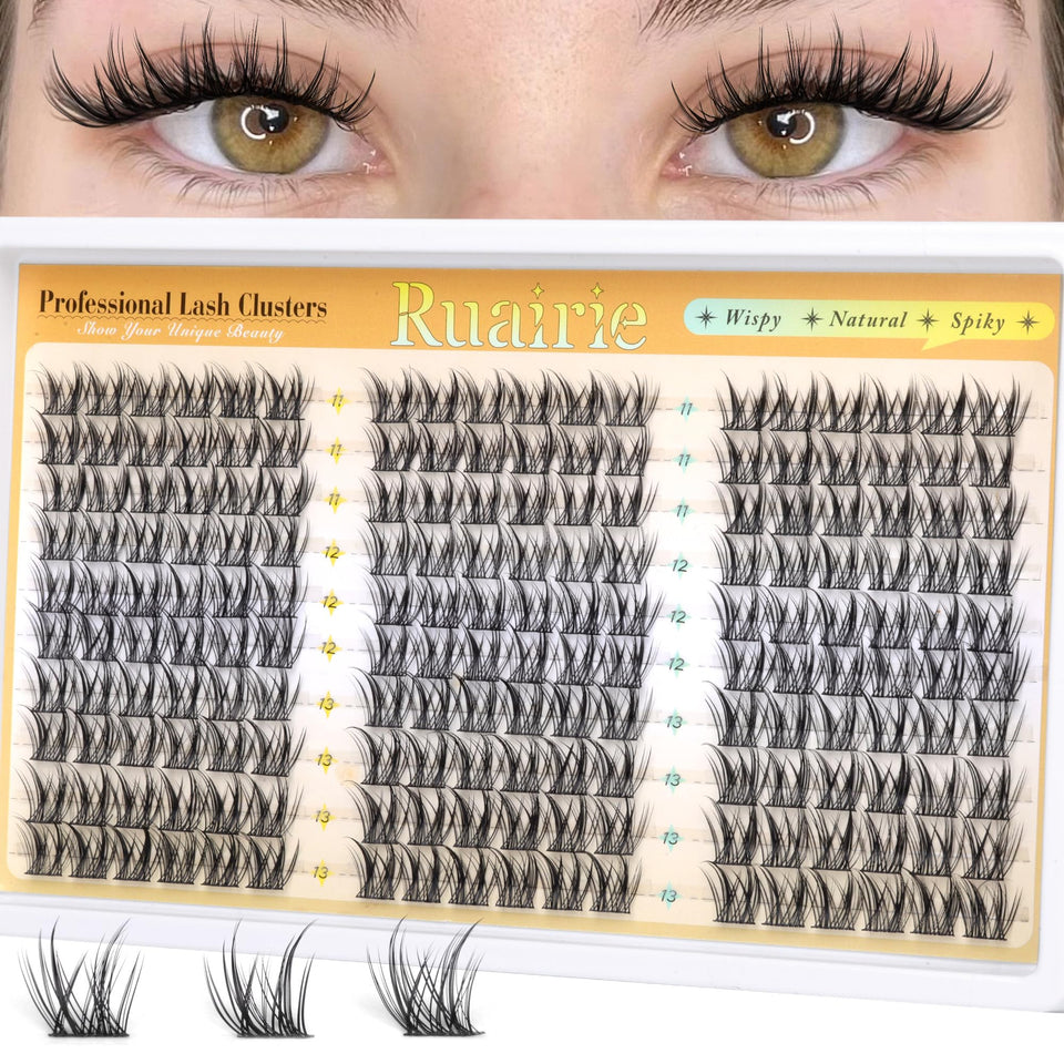 Ruairie front packaging showing 180pcs clusters and product benefit easy selection
