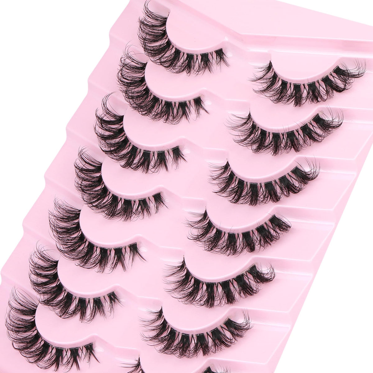 Ruairie lashes beside ruler showing 16mm length for balanced volume