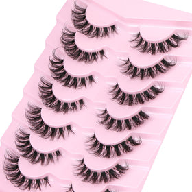 Ruairie lashes beside ruler showing 16mm length for balanced volume