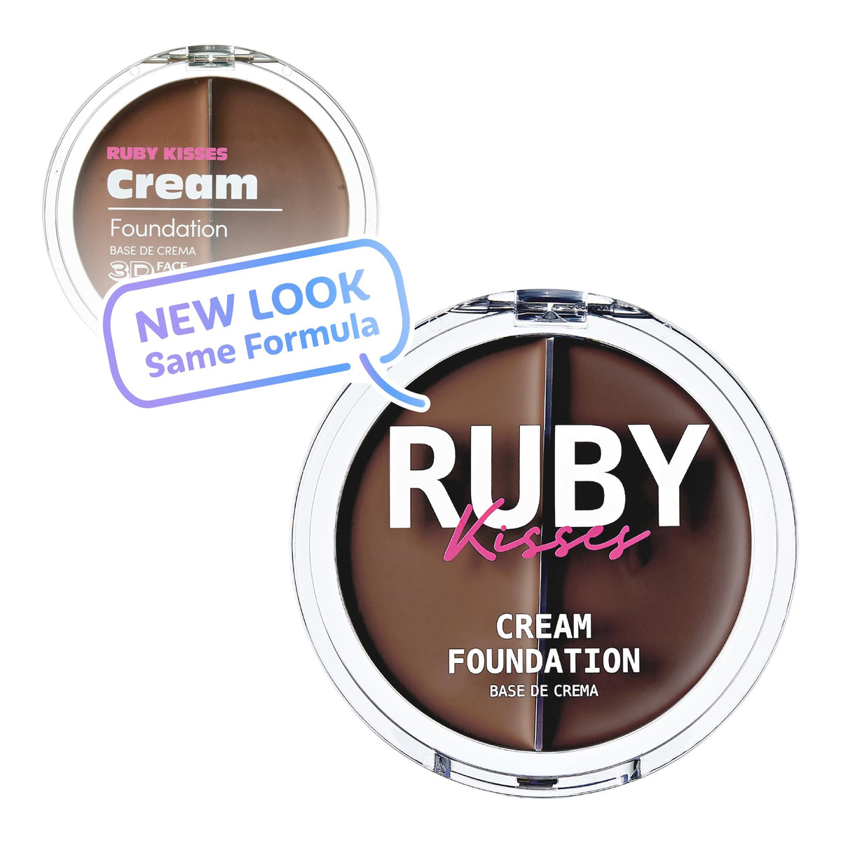 Ruby Kisses creamy texture close-up showing blendability and smooth finish