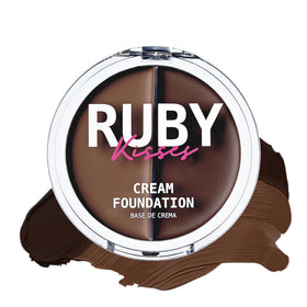 Ruby Kisses front compact view showing shade Level 16 and portable design