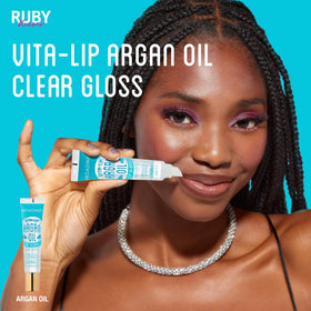 Ruby Kisses lifestyle scene in purse for on-the-go hydration and shine