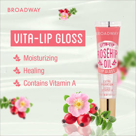 Ruby Kisses before and after lips demonstrating hydrated glossy boost