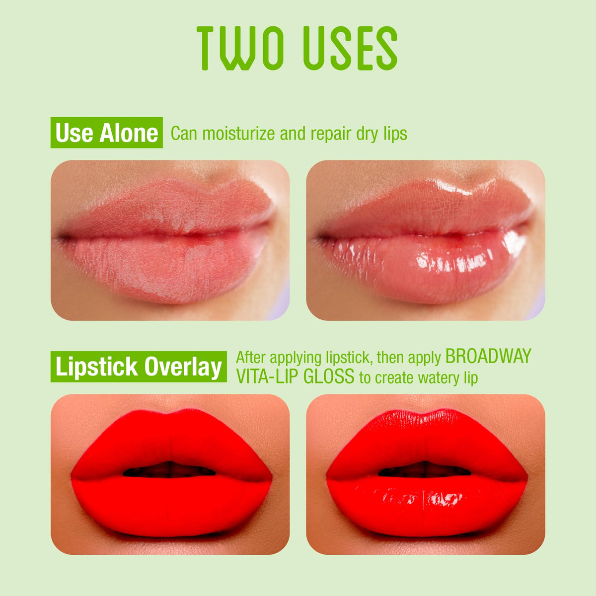 Ruby Kisses ten tubes flat lay showing quantity and travel-ready supply