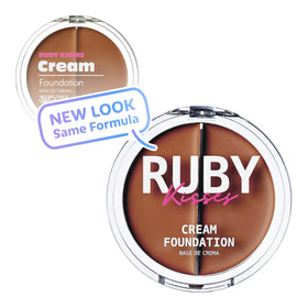 Ruby Kisses open palette showing creamy texture and buildable coverage for versatility