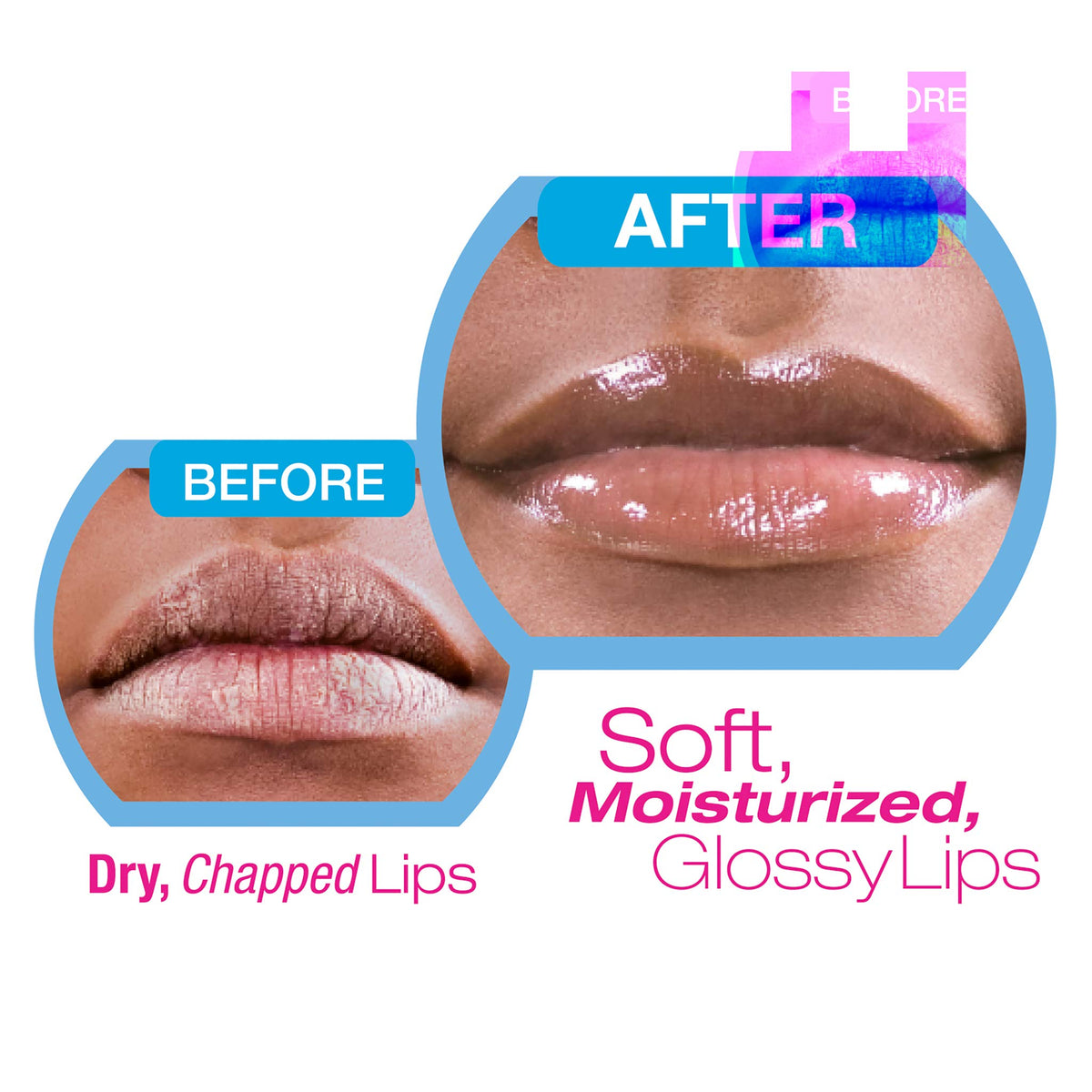Ruby Kisses tube held in hand showing compact travel-friendly size and convenience