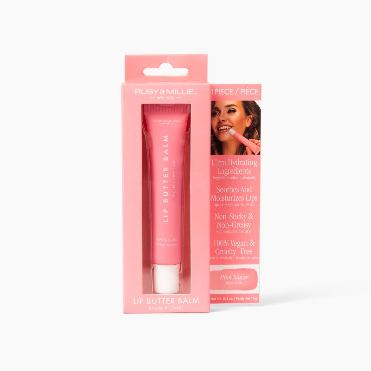 Ruby & Millie ingredient callout with rose hip and jojoba for nourishment