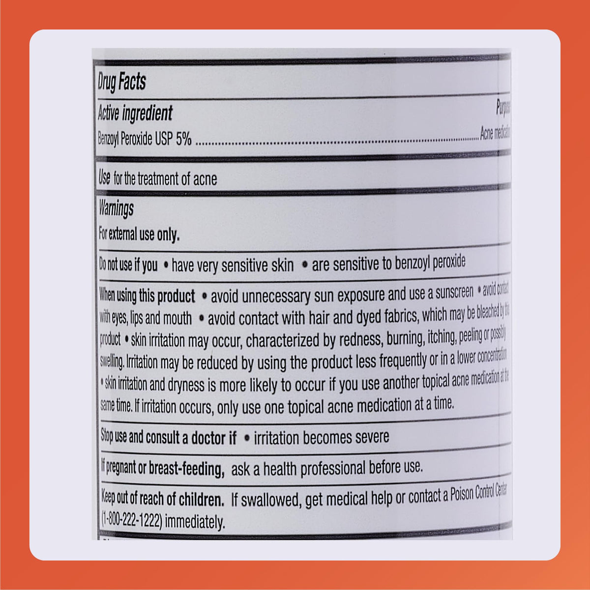 Rugby Laboratories bottle in hand to show 8 fl oz size and portability