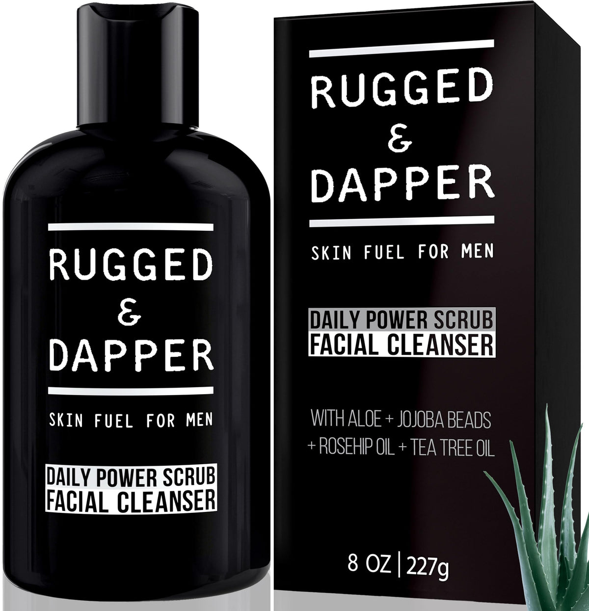 RUGGED & DAPPER front packaging showing clean design and product name for easy recognition
