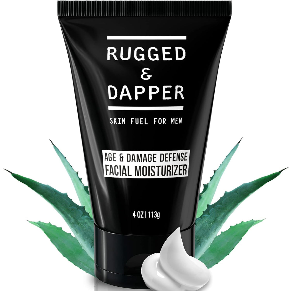RUGGED & DAPPER front packaging showing clean 4oz tube and brand