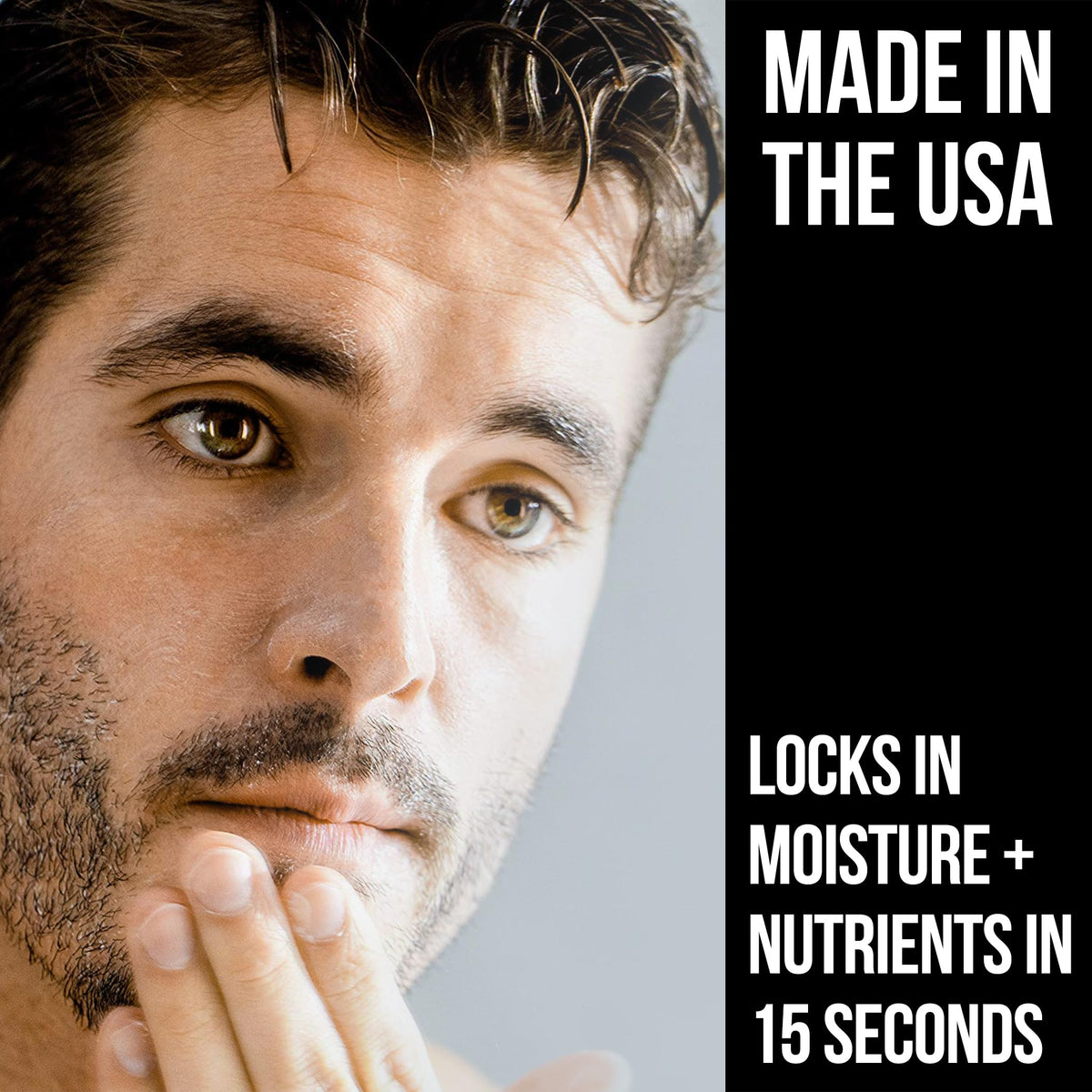 RUGGED & DAPPER tube open with cap visible for easy daily use