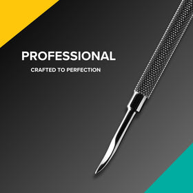Rui Smiths close-up of flat tip highlighting precise edge for gentle pushing