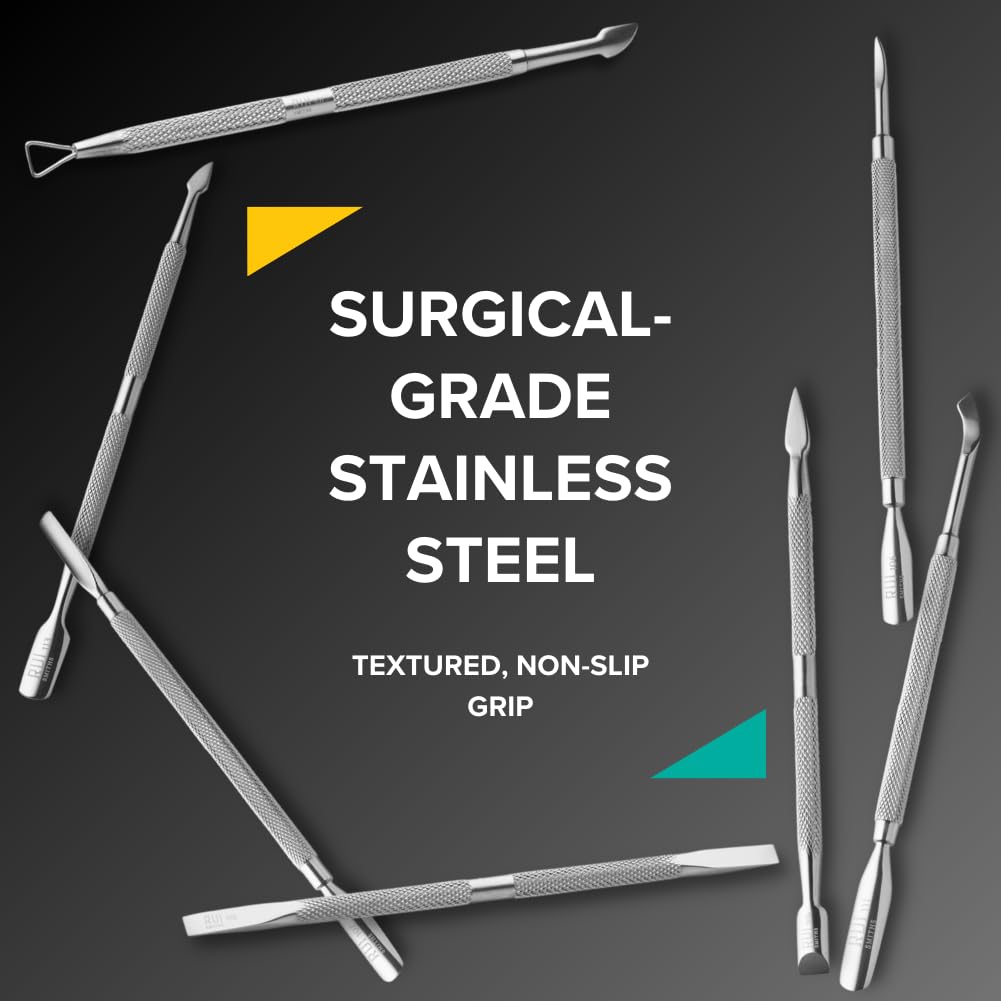 Rui Smiths tool arranged with manicure kit illustrating salon-ready convenience