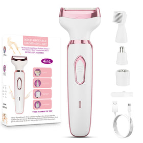RUIBO front view of cordless bikini trimmer showing compact design and convenience