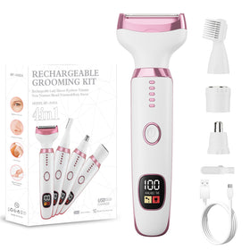 RUIBO front view of shaver showing slim body and ergonomic grip for easy control