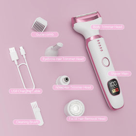 RUIBO nose-trimmer detail showing precise tip for safe nose and ear hair removal