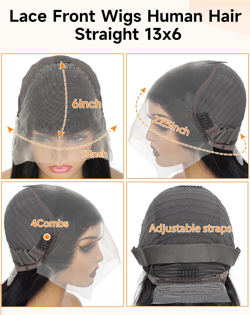 Ruibor packaging flatlay with wig and accessories for ready-to-wear convenience