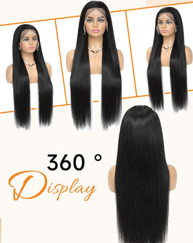 Ruibor texture detail showing straight virgin hair shine for soft touch