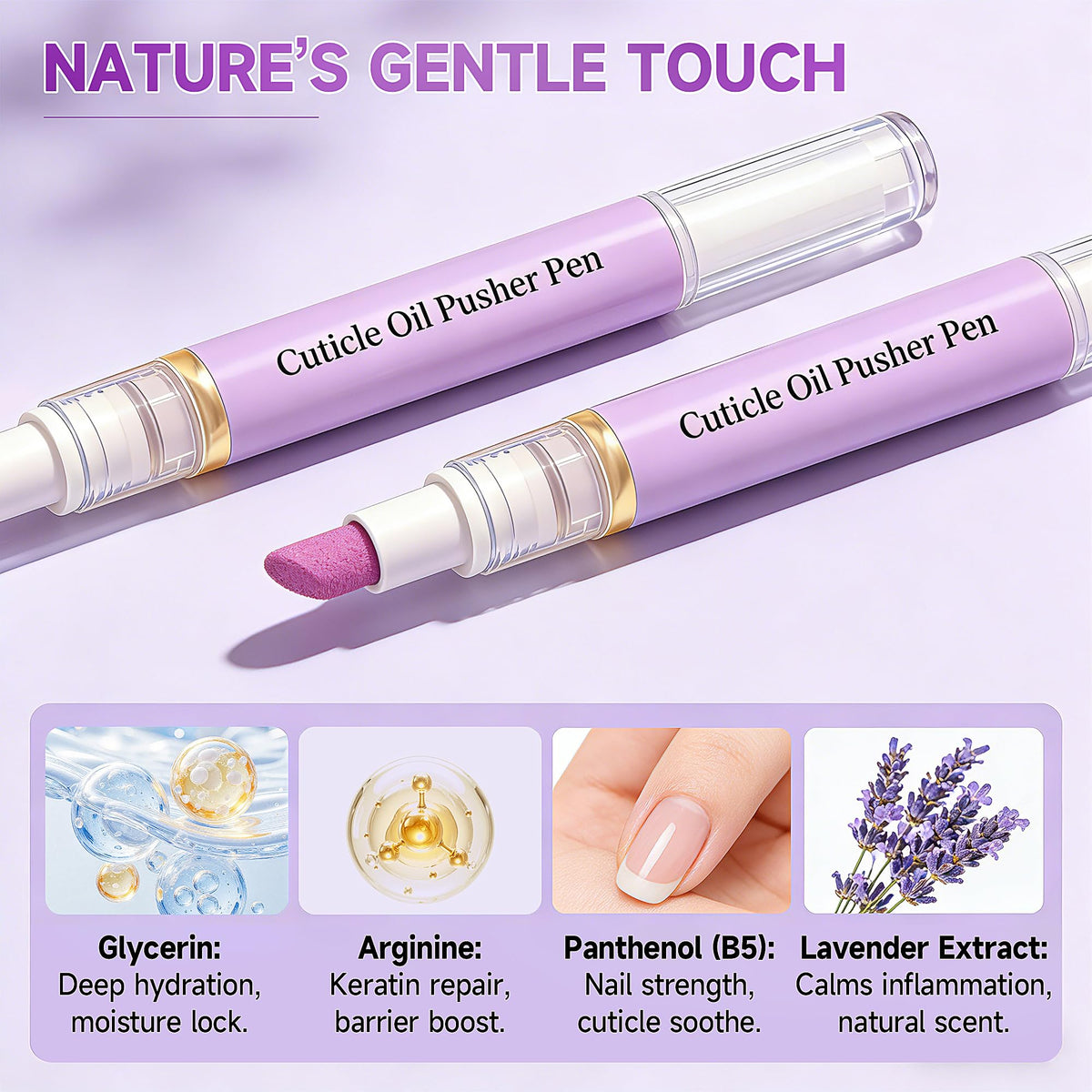 Ruistarhuan close-up of ceramic tip revealing precise controlled oil application benefit