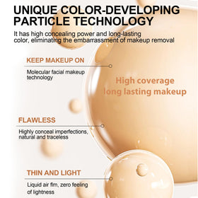 Rulinal swatches on arm demonstrating color-changing medium spectrum match