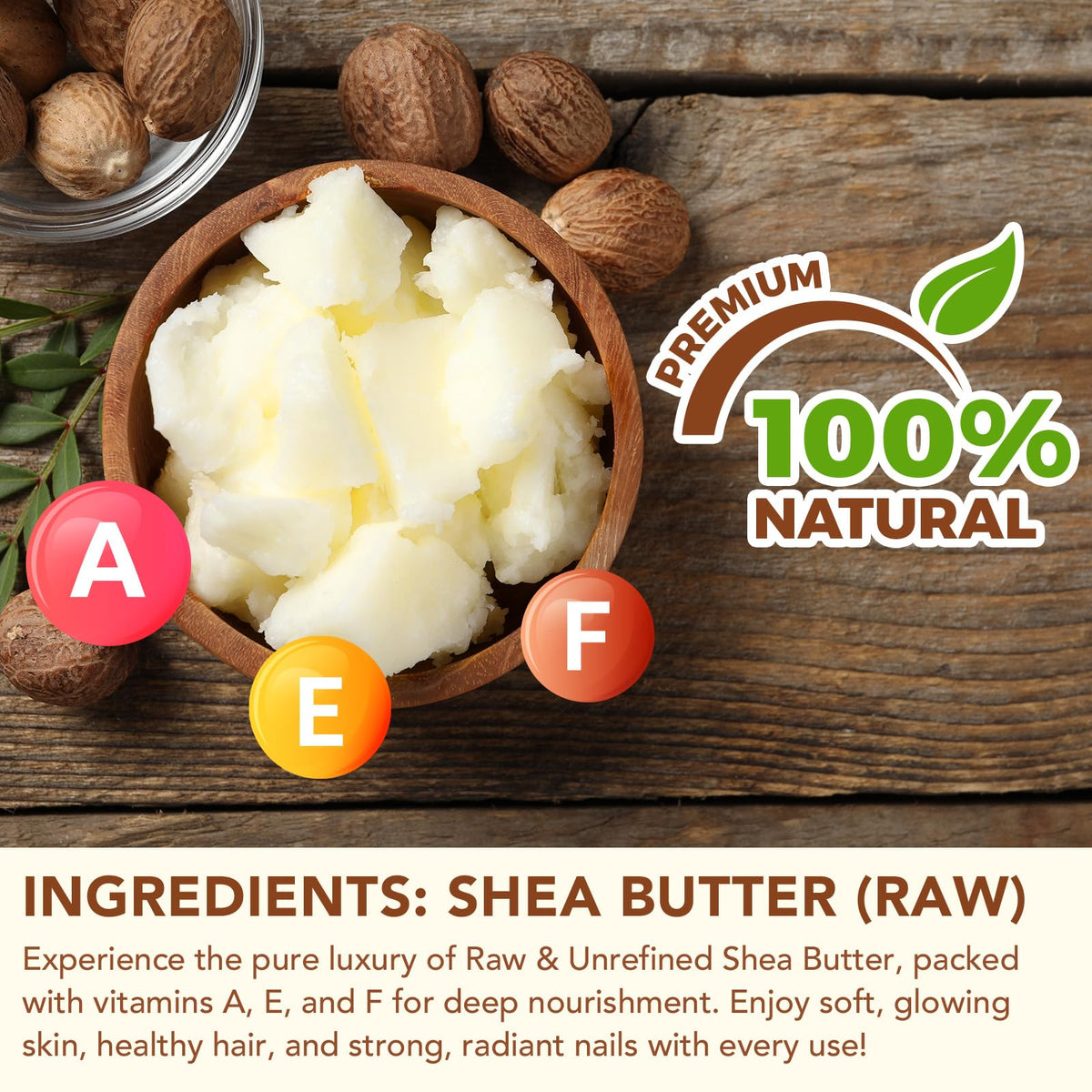 Rulviou shea butter close-up texture demonstrating creamy, rich moisturization