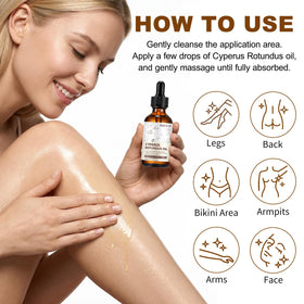 Rulviou applied after shaving to soothe skin and reduce irritation