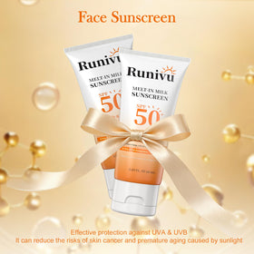 Runivu texture close-up highlighting non-greasy finish and fast absorption
