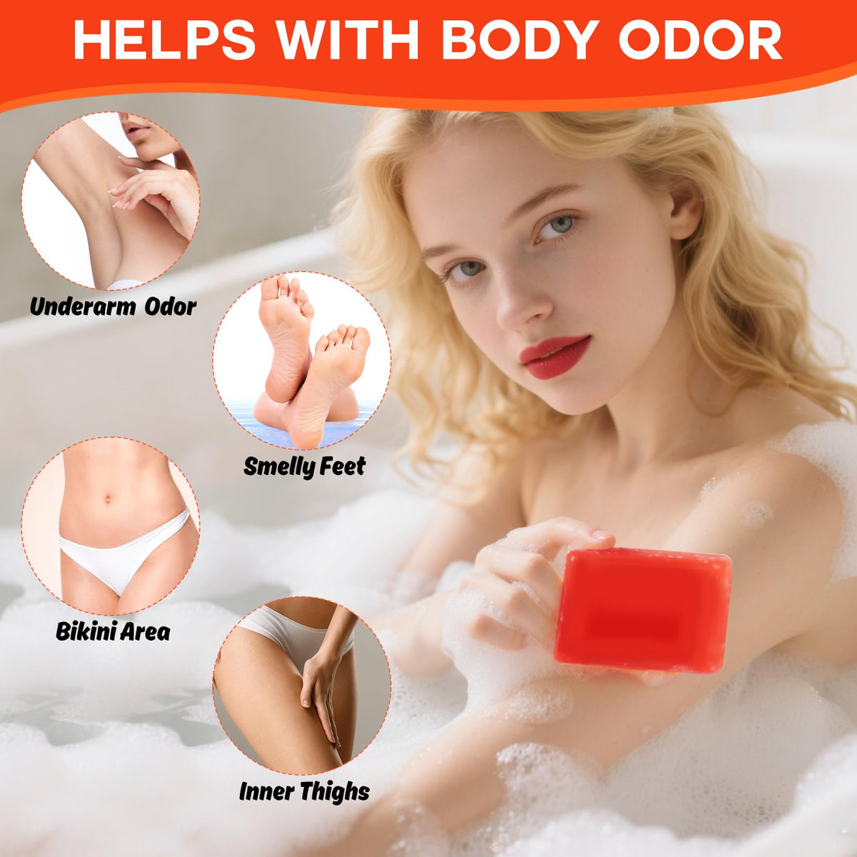 Runsidan soap close-up texture highlighting creamy lather and gentle cleansing