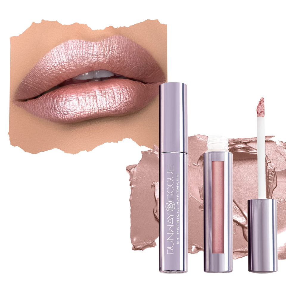 Runway Rogue packaging front view showing shade and metallic finish benefits