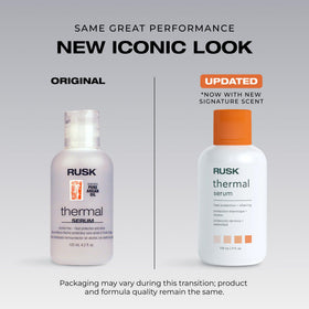 RUSK pump dispensing serum drop demonstrates easy controlled application