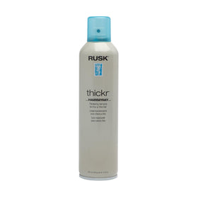 RUSK Thickr front packaging showing size and branding for professional hold