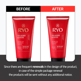 RYO open jar revealing dense mask paste for intensive hair repair