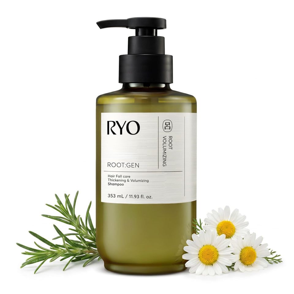 ryo front bottle showing packaging and size, communicates trusted Korean formula