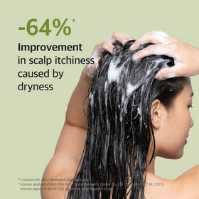 ryo foamy texture on fingertips showing lightweight lather and gentle cleansing