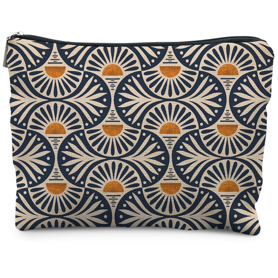 RYYCDOI sunset leaf front view showing vibrant boho pattern and compact shape