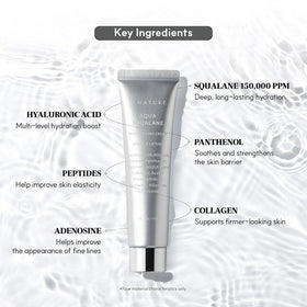 S.NATURE before and after comparison illustrating refined pores and smoother skin