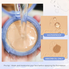 SACE LADY application with brush demonstrating smooth, buildable coverage