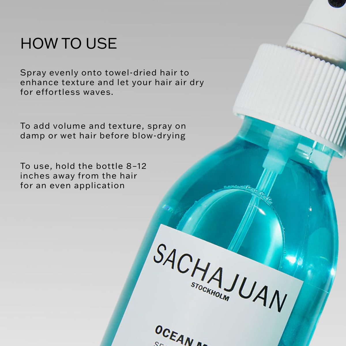 SACHAJUAN close-up of product texture highlighting fine mist and matte finish benefits