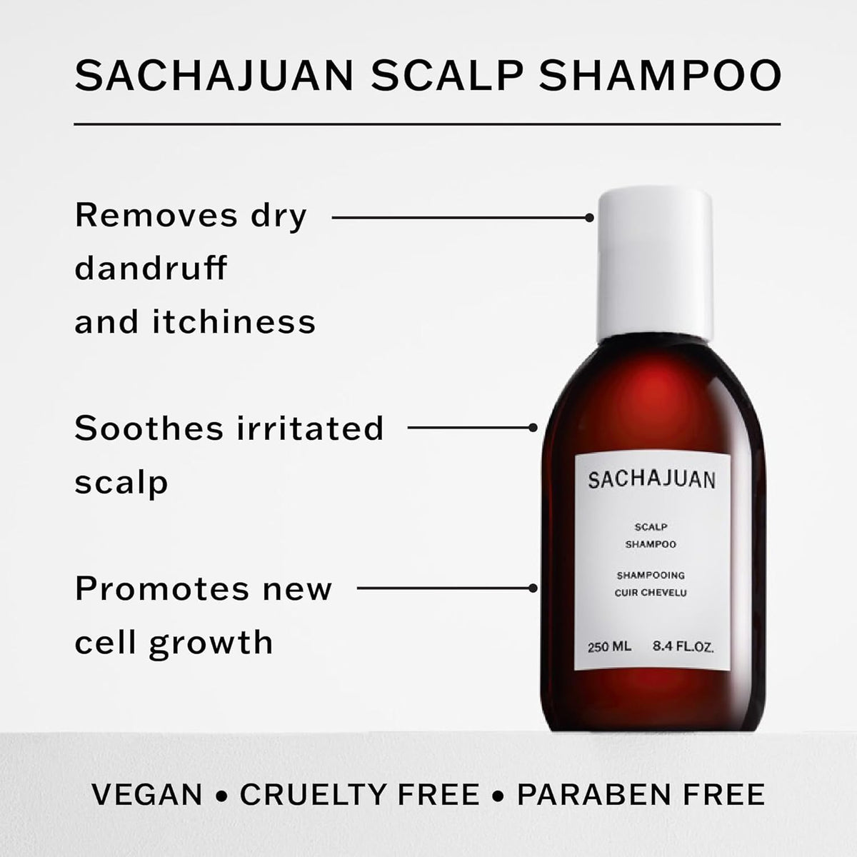 SACHAJUAN gel texture close-up showing lightweight formula for gentle exfoliation