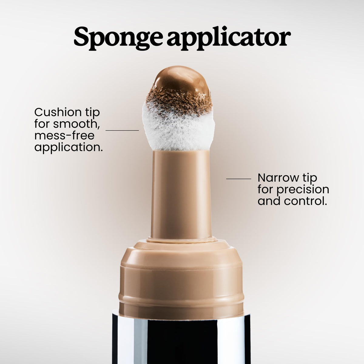 Sacheu application using sponge to blend for seamless finish