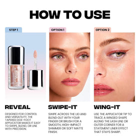 Sacheu STAY-N used along lashline as eyeliner for defined eyes