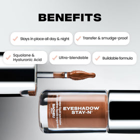 Sacheu STAY-N matte swatch closeup displaying rich pigment and smooth coverage