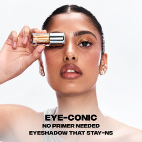 Sacheu STAY-N used as eyeliner demonstrating sharp definition and lasting hold