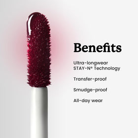 Sacheu swatches on skin displaying five shades and color payoff