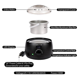 SAEUYVB 16oz metal pot with handle for safe pouring and easy cleaning benefit
