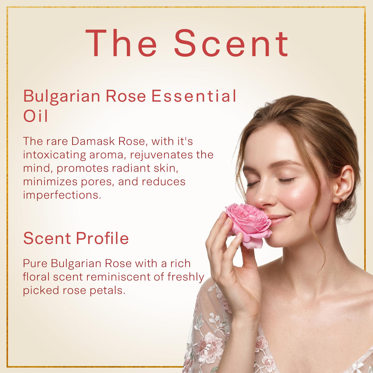 SAFA bottle with visible rose petals highlighting natural botanical ingredients
