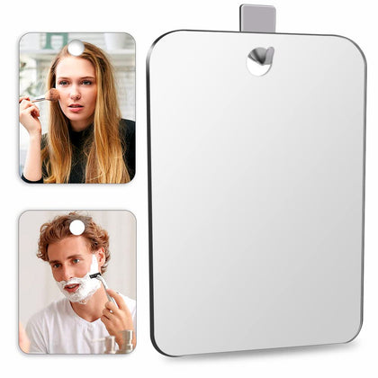 SAFEE MRROR front view of two-pack mirror showing larger size and packaging benefit