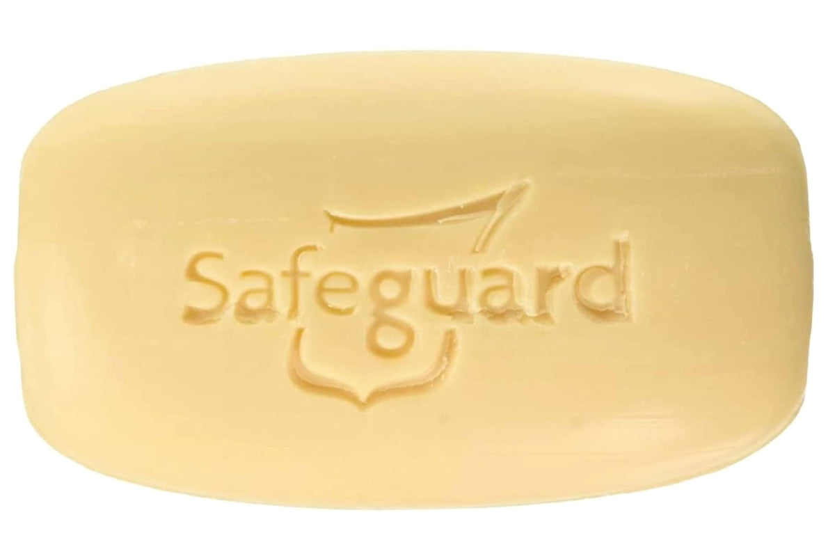 Safeguard label close-up showing ingredient panel for informed choice
