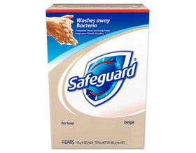 Safeguard close-up of soap texture highlighting gentle lathering benefit