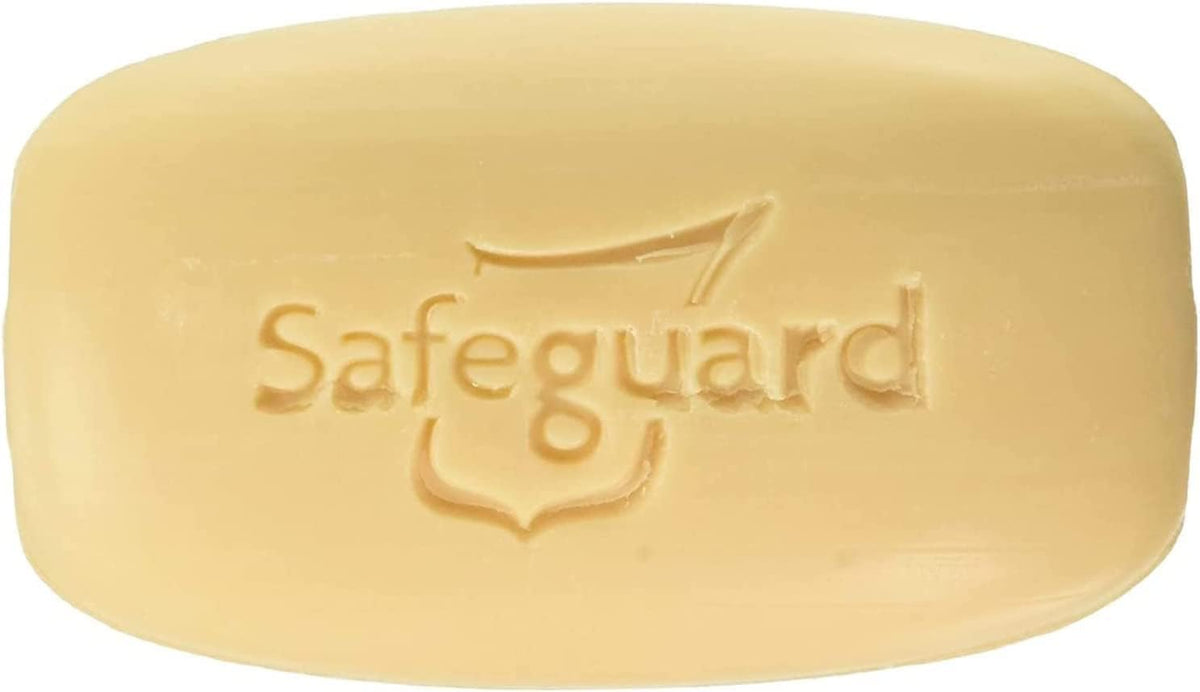 Close-up of Safeguard bar texture highlighting gentle micellar cleansing
